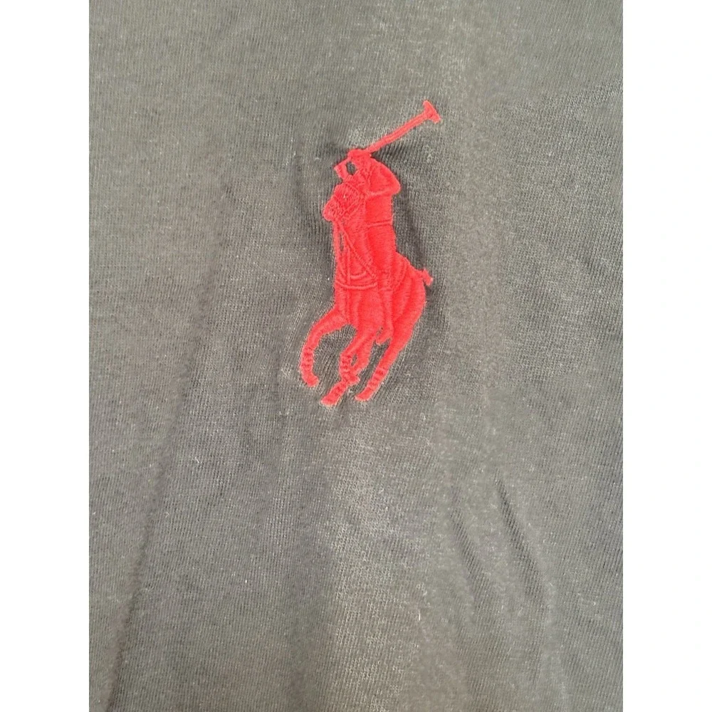 Polo Ralph Lauren Black Long Sleeve Cotton Jersey T-Shirt Men's Size 3X